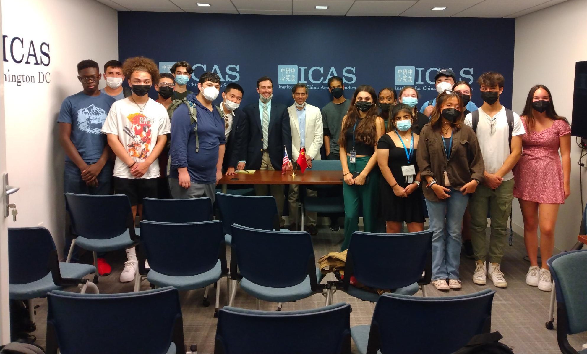 GWU Summer Program Students Visit ICAS to Hear About USChina Relations