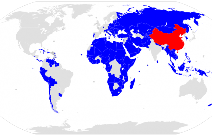 This is the map of the countries which signed the Belt and Road Initiative cooperation documents, as of January 26, 2020. (Credit: Owennson CC 4.0)