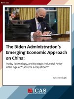 ICAS Report March 2022 Biden Executive Orders Cover